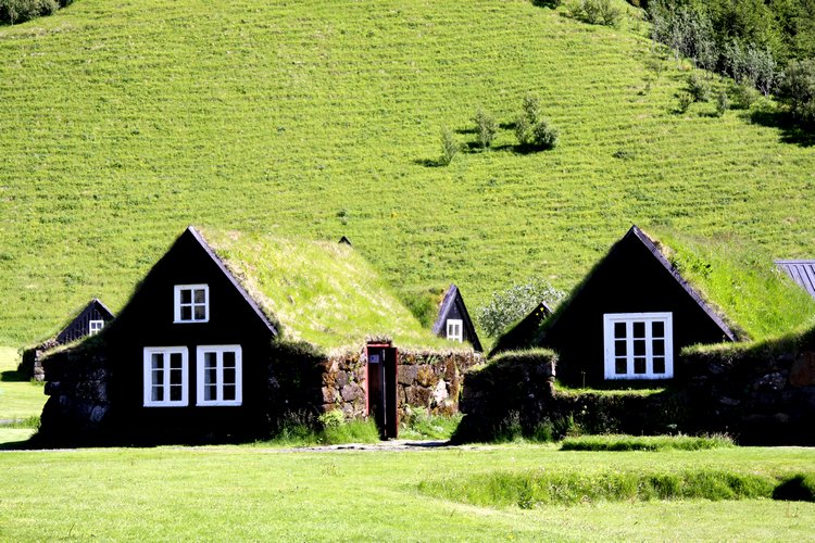 Maisons de tourbe - Islande