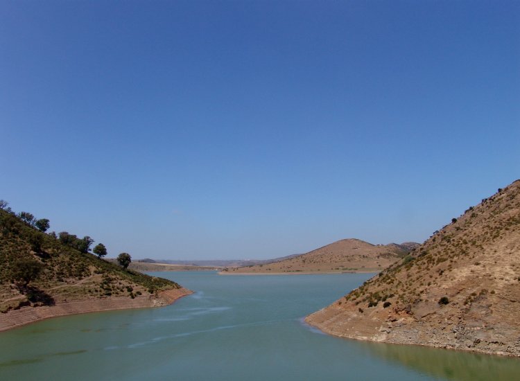 Lac d'un barrage proche de la capitale, Sidi Mohamed Benabdellah