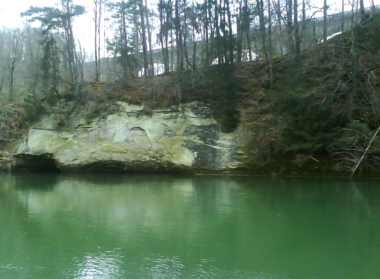 Reiki - Les eaux vertes de la Sarine à proximité du pont de Pérolles