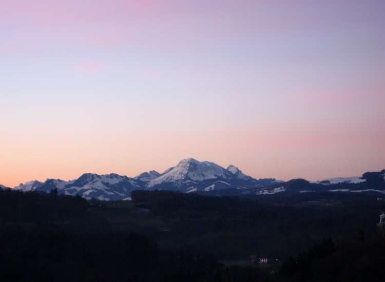 Reiki-Fribourg - Moléson au lever du jour
